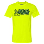 performance shirts shepaug spartans safety yellow
