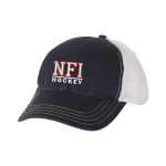 baseball trucker hat embroideredl logo