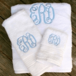 blue monogrammed towels (1)