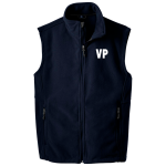 products fleece vest embroidered