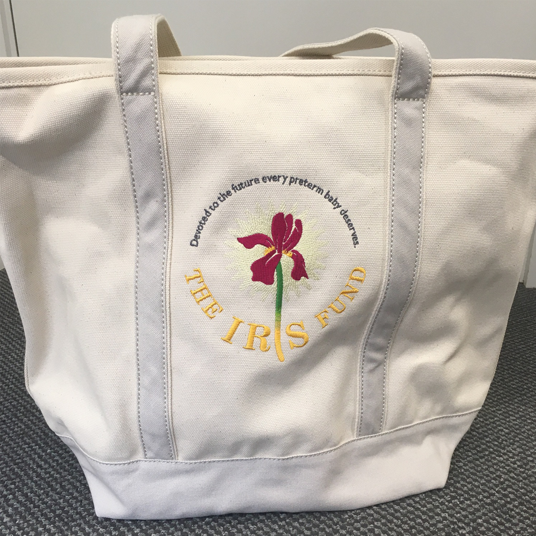 products tote bag iris fund