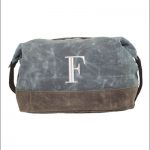 6559 waxed dopp kit slate