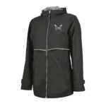 products shor rain jacket green charles river monogrammed athletic team