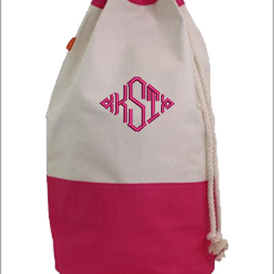 6714 Laundry canvas duffle hot pink